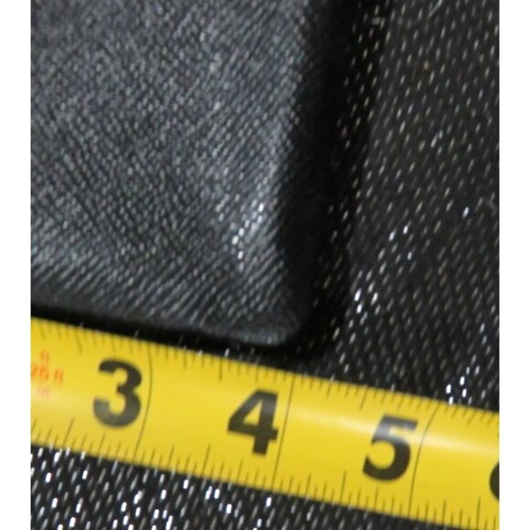 Coach 2020 Black Corner Zip Wristlet in CrossGrain Leather F58032 - Picture 6 of 10